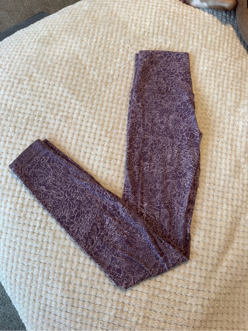 Lululemon Align 28” purple patterned leggings